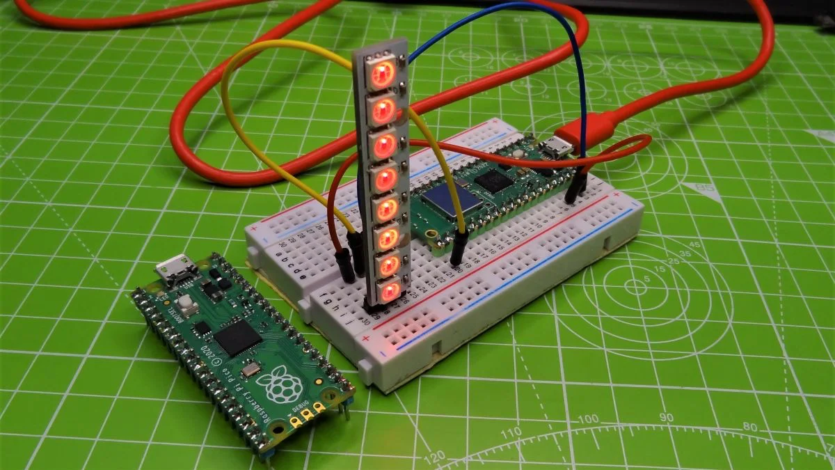 Breadboard Üzerinde Pico W Devre Kurulumu