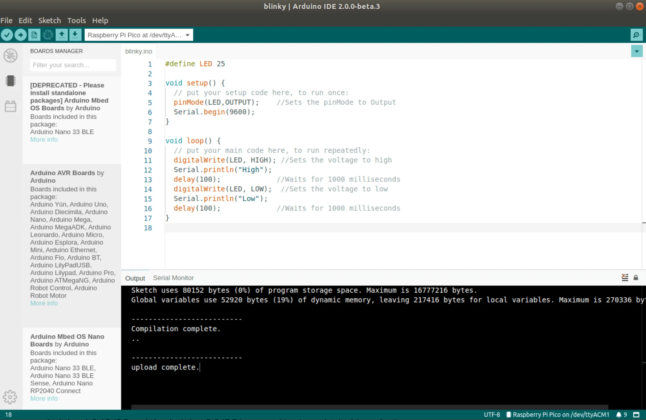 Arduino IDE Raspberry Pi Pico Kart Kurulumu