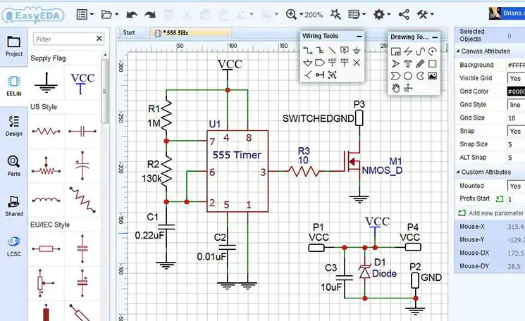 EasyEDA Bulut Tabanlı PCB Çizim Programı