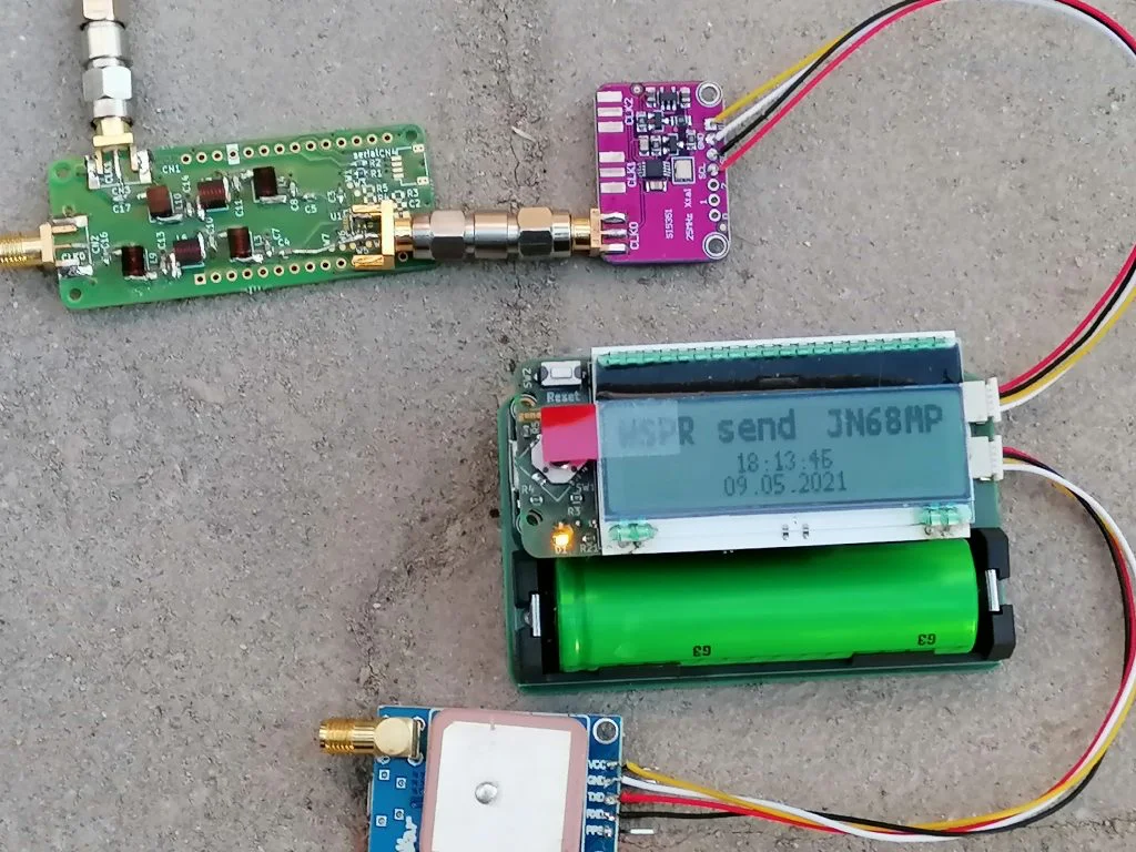 RTL-SDR ile WSPR Sinyali Nasıl Çözülür? wspr,rtl-sdr Arduino/Adafruit Feather M0 ve Si5351 saat üreteci tabanlı bir QRP WSPR verici devresi