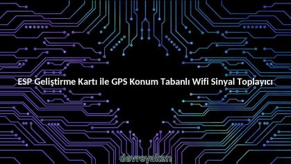 ESP Geliştirme Kartı ile GPS Konum Tabanlı Wifi Sinyal Toplayıcı
